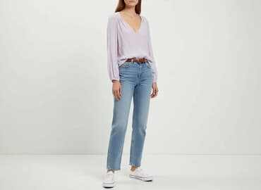 liliowa bluzki zara: Bik Bok, Bluzka damska, rozmiar XS — 8