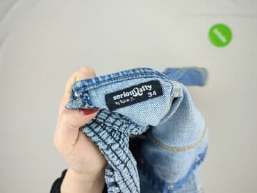 moda jeansy: Denim, Sukienka damska, rozmiar 2XS — 4