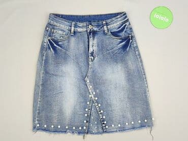 jeansowe spódnice asymetryczne: Spódnica damska, rozmiar XL — 2