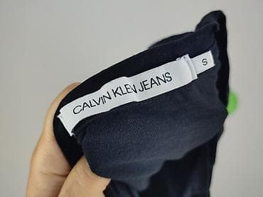 bluzki ck: Calvin Klein Jeans, T-shirt damski, rozmiar S — 6