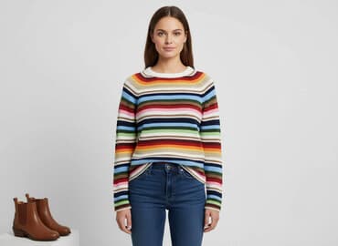 koszula swoateczna: Derek Heart, Sweter damski, rozmiar L — 7