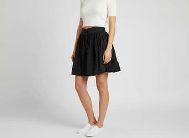 skórzane spódniczki mini: Spódnica damska, rozmiar M — 6