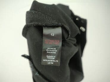 szerokie spodnie pepco: Papaya, Spodnie materiałowe damskie, rozmiar L — 5