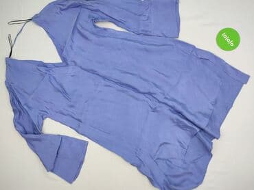 niebieska satynowa sukienka zara: Zara, Sukienka damska, rozmiar M — 2