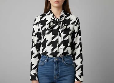 shein czarne bluzki: Shein, Bluzka damska, rozmiar S — 7