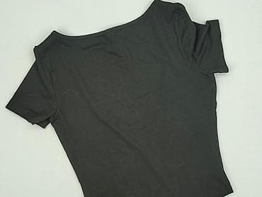 czarne bluzki basic: Top damski, rozmiar L — 1