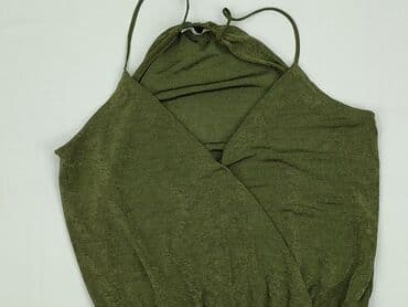 bluzki złotą nitką: Bershka, Top damski, rozmiar S — 1