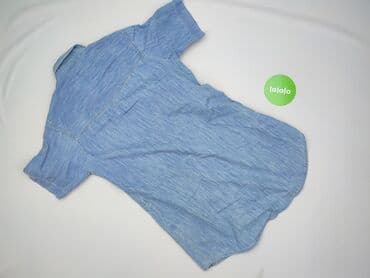 bershka niebieska bluza: Bershka, Koszula damska, rozmiar L — 3