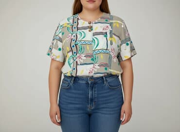 4f bluzki: Bluzka damska, rozmiar 4XL — 5