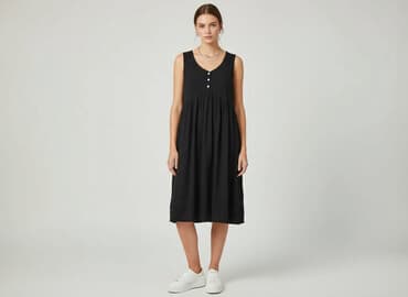 tanie sukienki do kolan: Janina, Sukienka damska, rozmiar M — 6