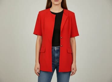 czerwona kurtka damska reserved: Marynarka damska, rozmiar S — 5