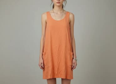 sukienki pomarańczowa na wesele: Vintage Dressing, Sukienka damska, rozmiar S — 6