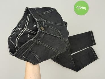 czarne spodnie z dziurami sinsay: Sinsay, Cargo for women, size S — 5