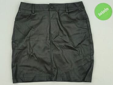 spódnice czarne eko skóra: Amisu, Spódnica damska, rozmiar L — 3