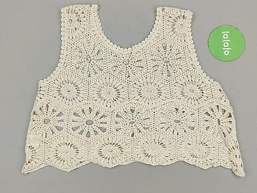 jasne sandaly: Top damski, rozmiar M — 3