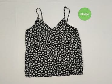 czarne krótkie spodenki sinsay: Sinsay, Top damski, rozmiar M — 2