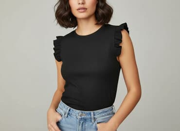 sinsay t shirty damskie: Sinsay, Top damski, rozmiar M — 6