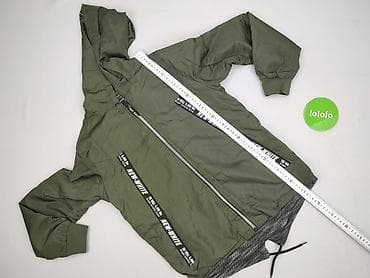 bluzy kizo: Męska kurtka wiatrówka z kapturem, khaki - Lekka — 3