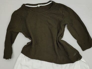 khaki bluzki: Basic, Bluzka damska, rozmiar M — 2