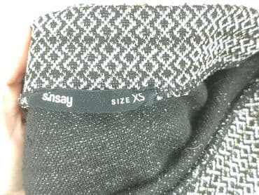 skarpetki w geometryczny wzór: Sinsay, Spódnica damska, XS — 4