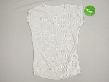 top z piórami czarny: Bluzka damska, M — 2