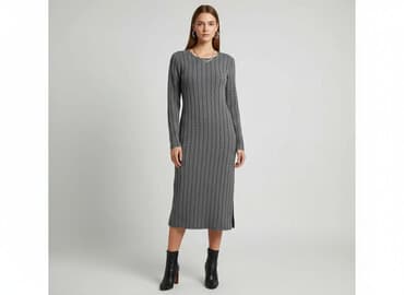 sukienka na drutach krok po kroku: Sukienka damska, rozmiar S — 1