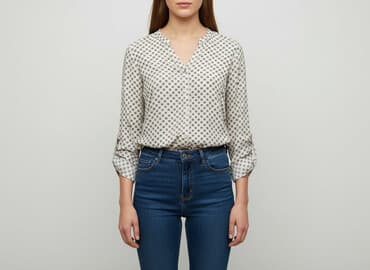 bluzki ze stójką mohito: Mohito, Bluzka damska, rozmiar M — 1