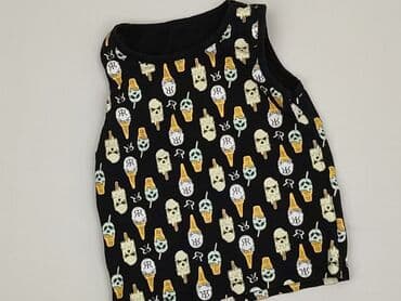 czarne obcisłe spodnie: A-shirt, River Island, 3-4 years, 98-104 cm, condition - Very good — 1