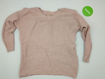 kolor pudrowy: Sweter damski, rozmiar One size — 3