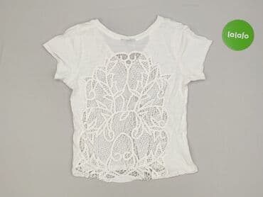 bluzki z dekoltem v na plecach: T-shirt damski, rozmiar S — 4