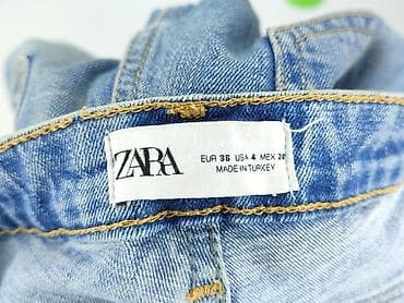 markowe jeansy: Zara, Jeansy damskie, rozmiar S — 4