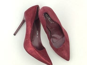 ccc srebrne sandały na obcasie: Półbuty damskie, rozmiar 38 — 1