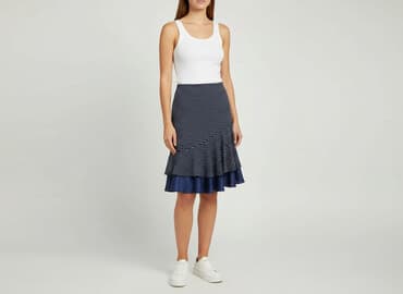 spódnice asymetryczne w paski: Spódnica damska, rozmiar M — 5