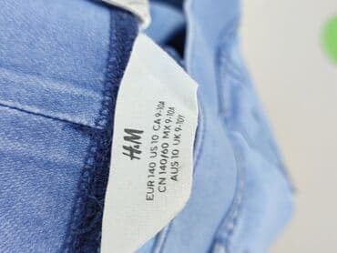 bluzka do zumby: Spodnie jeansowe, H&M, 10 lat, 140, stan - Bardzo dobry — 4
