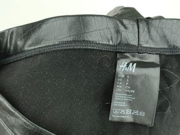 krótkie legginsy hm: H&M, Leggings Eco-leather for women, size S — 5