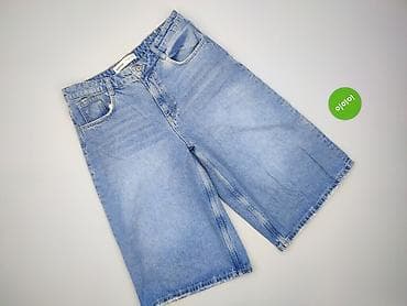 niebieskie: Bershka, Szorty damskie, rozmiar L — 2