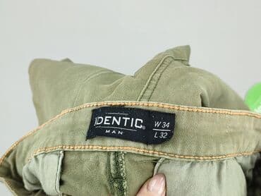 stradivarius spodnie cargo czarne: IDENTIC, Spodnie dla mężczyzn, rozmiar L — 4