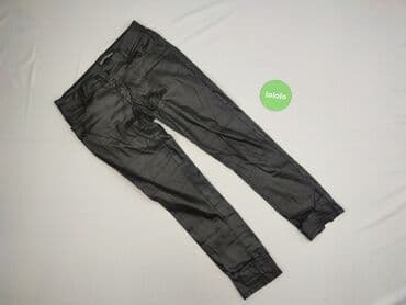 spodnie damskie materiałowe eleganckie: Spodnie materiałowe damskie, rozmiar L — 2