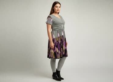 sukienki plus size tanio taffi: Sukienka damska, rozmiar XL — 1