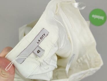 kozaki lasocki na koturnie: La City, Spodnie materiałowe damskie, M — 4