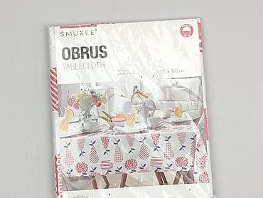 obrusy poliestrowe: Obrus 160 x 110, kolor - Czerwony, stan - Idealny — 1