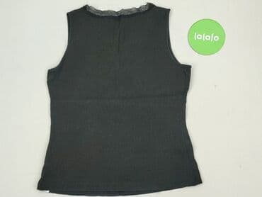 czarne prążkowane bluzki: Top damski, rozmiar M — 4