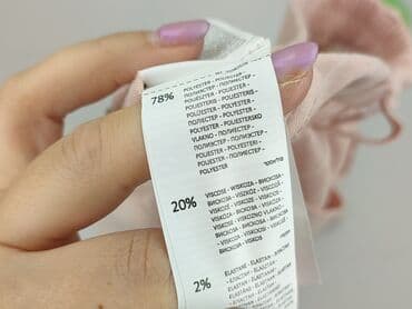 różowe spodnie dresowe: Sinsay, Spodnie materiałowe damskie, rozmiar S — 5