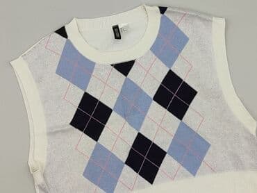 dzianinowa kamizelka h m: H&M Divided, Sweter damski, rozmiar L — 1