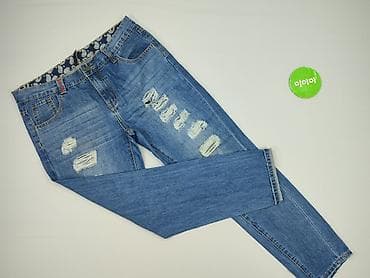 botki na platformie deichmann: Moodo, Jeansy damskie, rozmiar XL — 2