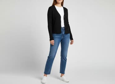 house sweter z kotem: House, Kardigan damski, rozmiar M — 6