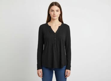 koszula flanelowa i sweter: Cable, Bluzka damska, S — 6