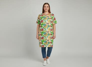 koszula nocna lniana: Sukienka damska, rozmiar L — 7