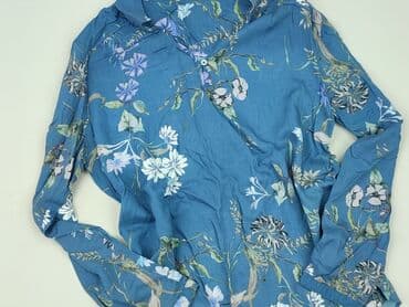 niebieskie sukienki plus size: Bluzka damska, rozmiar M — 1