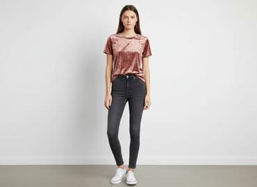 welurowa koszulka: FB Sister, T-shirt damski, rozmiar 2XS — 1